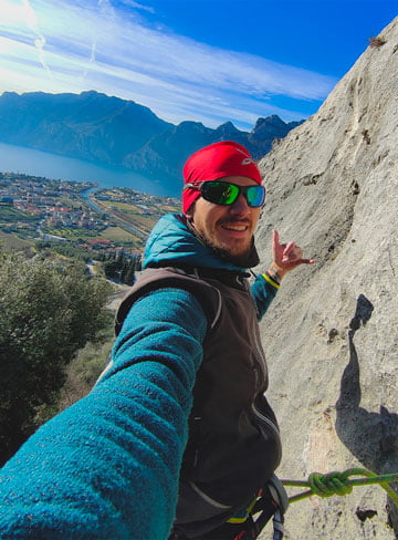 Andrea Leoni environmental hiking guide working with WeHike